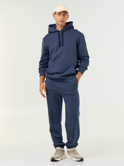 Pantaloni jogging in felpa tinta unita - Kiabi