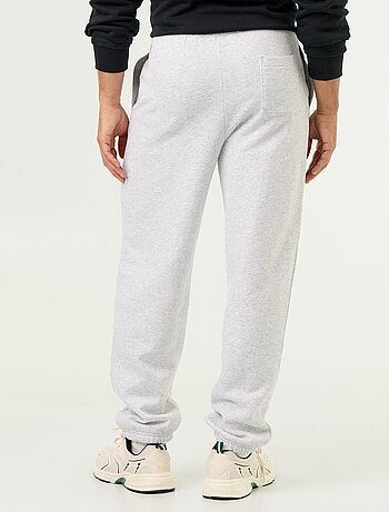 Pantaloni jogging in felpa tinta unita