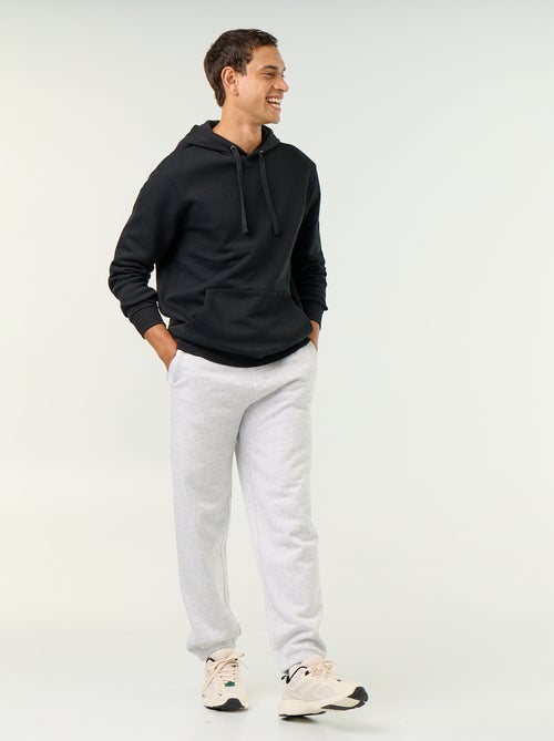 Pantaloni jogging in felpa tinta unita - Kiabi
