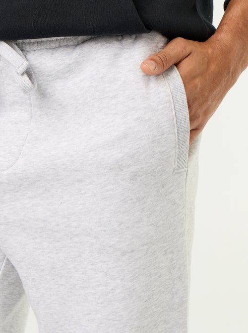 Pantaloni jogging in felpa tinta unita - Kiabi