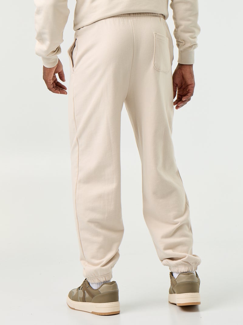 Pantaloni jogging in felpa tinta unita Grigio - Kiabi