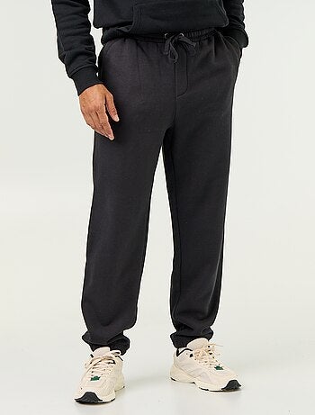 Pantaloni jogging in felpa tinta unita