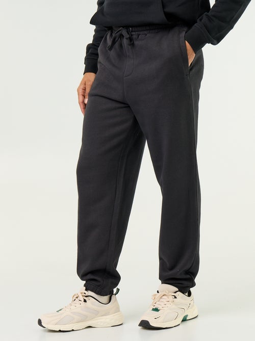 Pantaloni jogging in felpa tinta unita - Kiabi