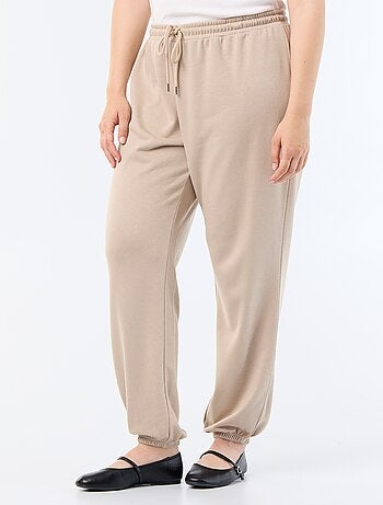 Pantaloni jogging in french terry