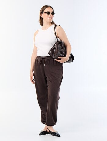 Pantaloni jogging in french terry