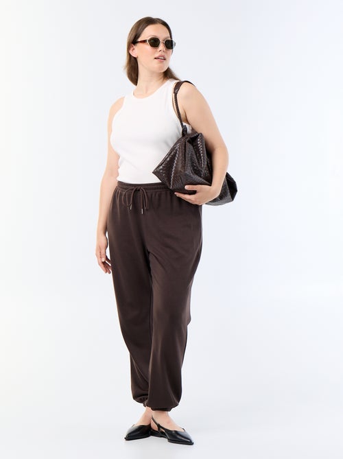 Pantaloni jogging in french terry - Kiabi