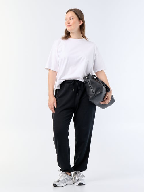 Pantaloni jogging in french terry - Kiabi