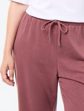 Pantaloni jogging in french terry