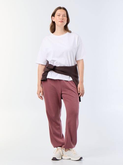 Pantaloni jogging in french terry - Kiabi