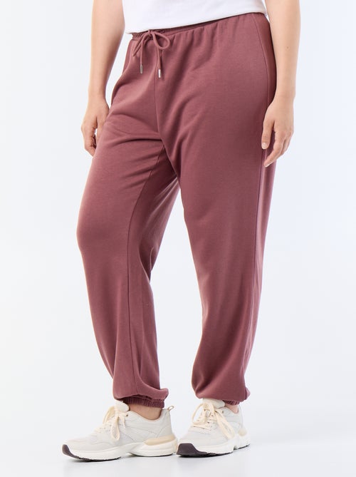 Pantaloni jogging in french terry - Kiabi