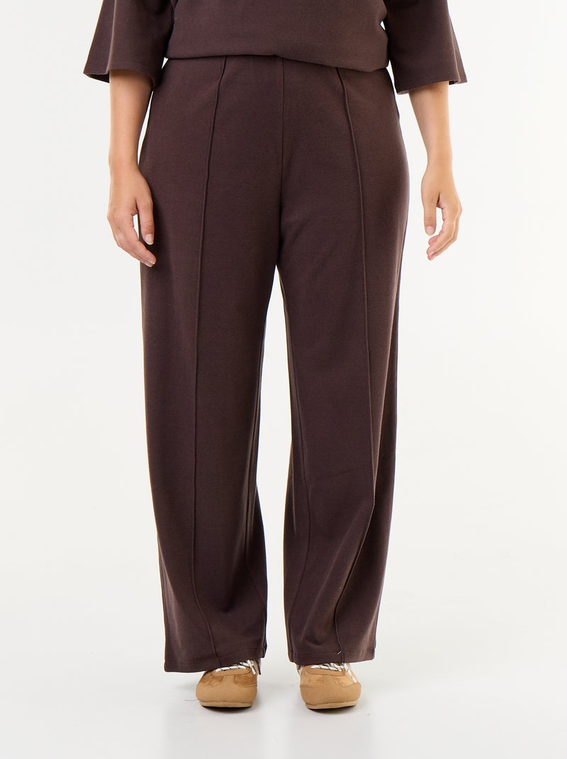 Pantaloni jogging Marrone - Kiabi