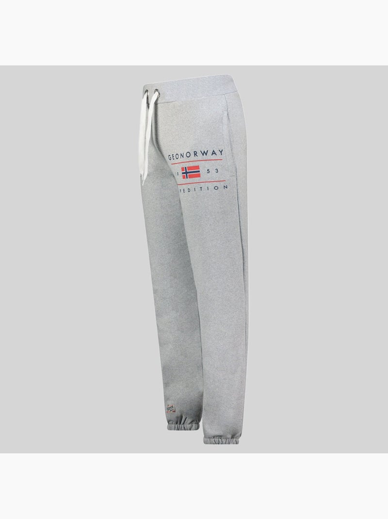 Pantaloni jogging mezolo uomo – geographical norway Grigio chiaro - Kiabi