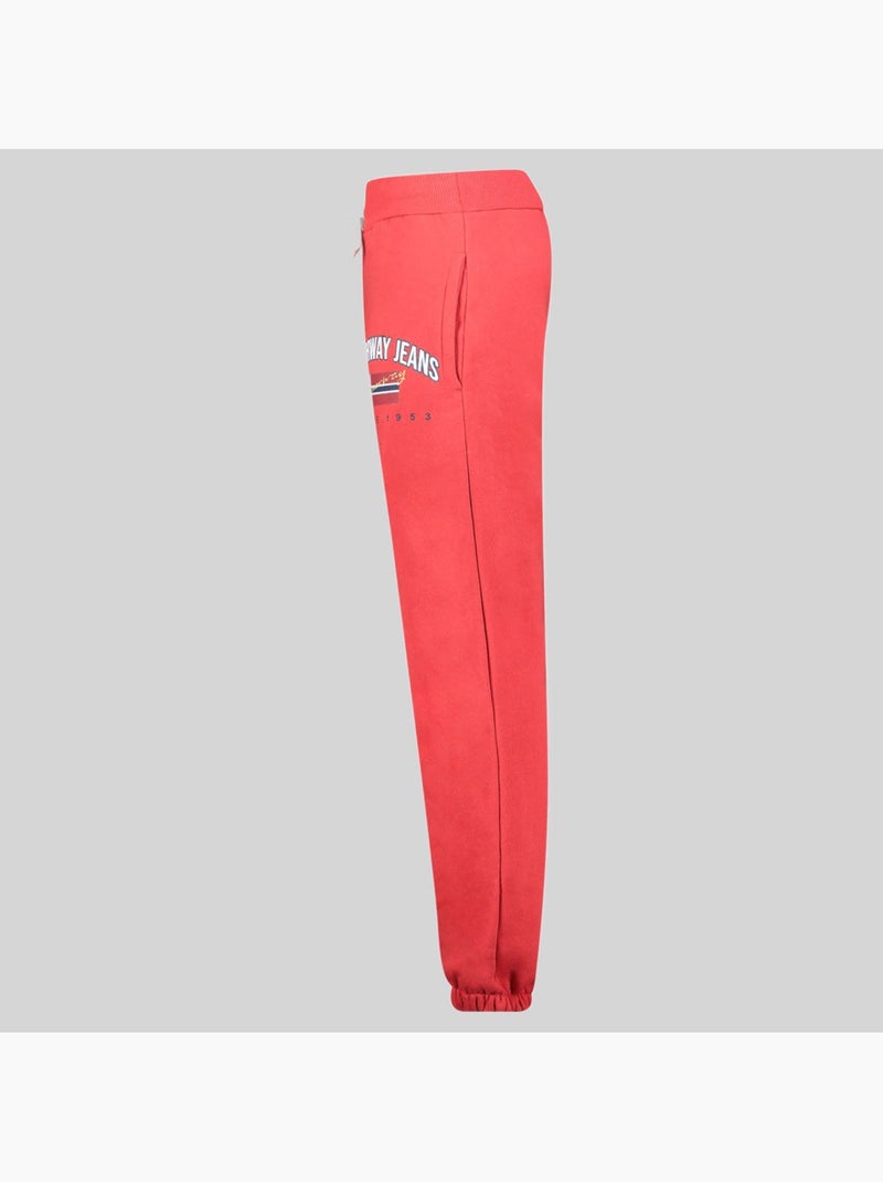 Pantaloni jogging mhagen – geographical norway Rosso - Kiabi