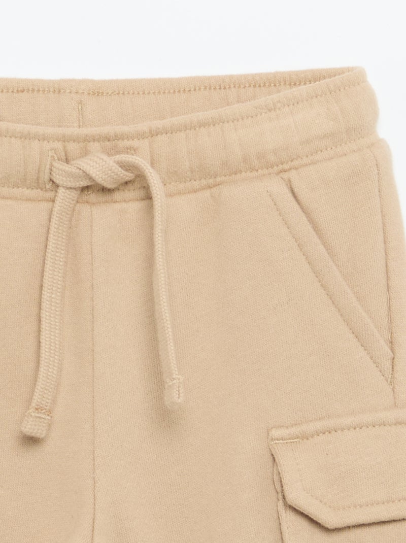 Pantaloni jogging multitasche Beige - Kiabi