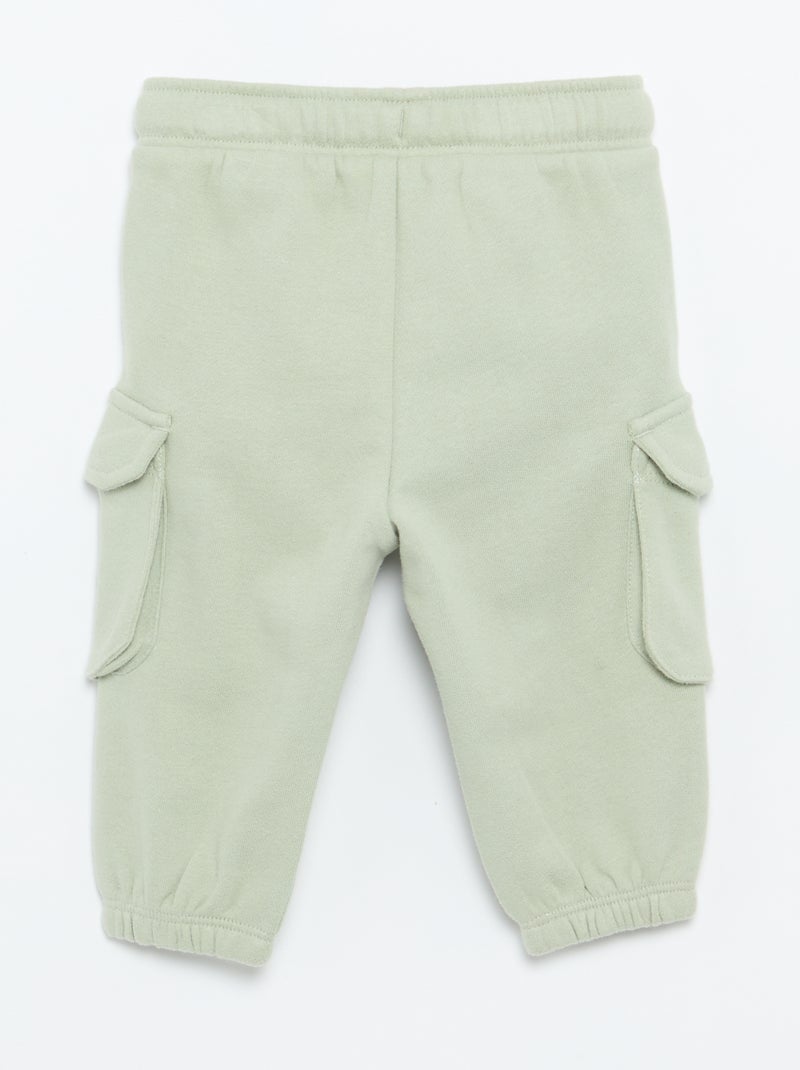 Pantaloni jogging multitasche Verde - Kiabi