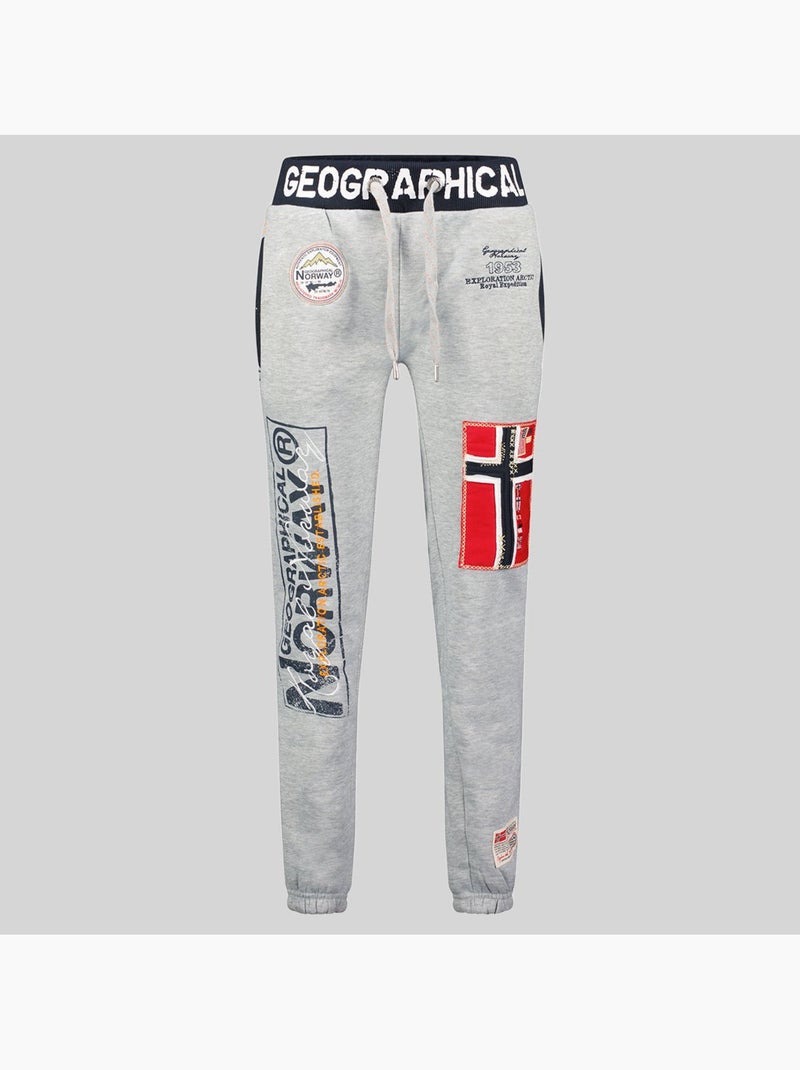 Pantaloni jogging myer – geographical norway Grigio chiaro - Kiabi