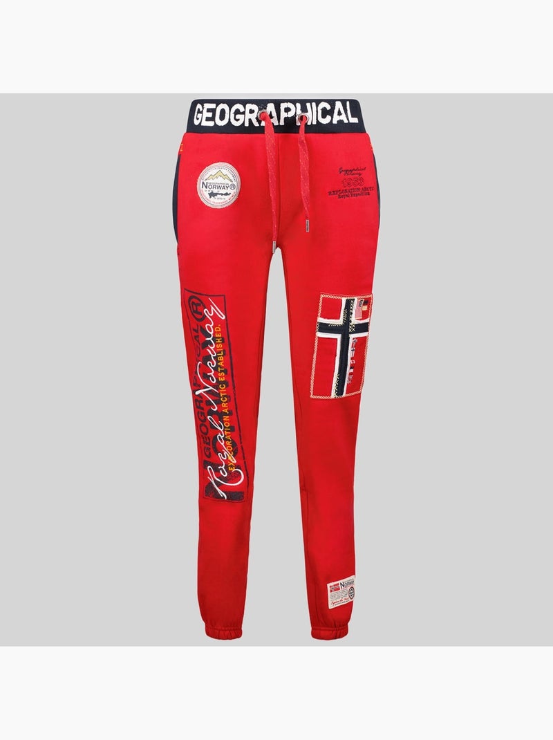 Pantaloni jogging myer – geographical norway Rosso - Kiabi