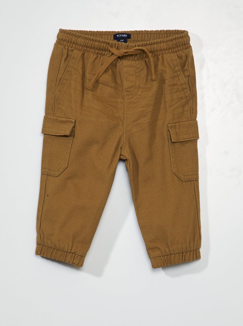 Pantaloni jogpant tinta unita BEIGE - Kiabi