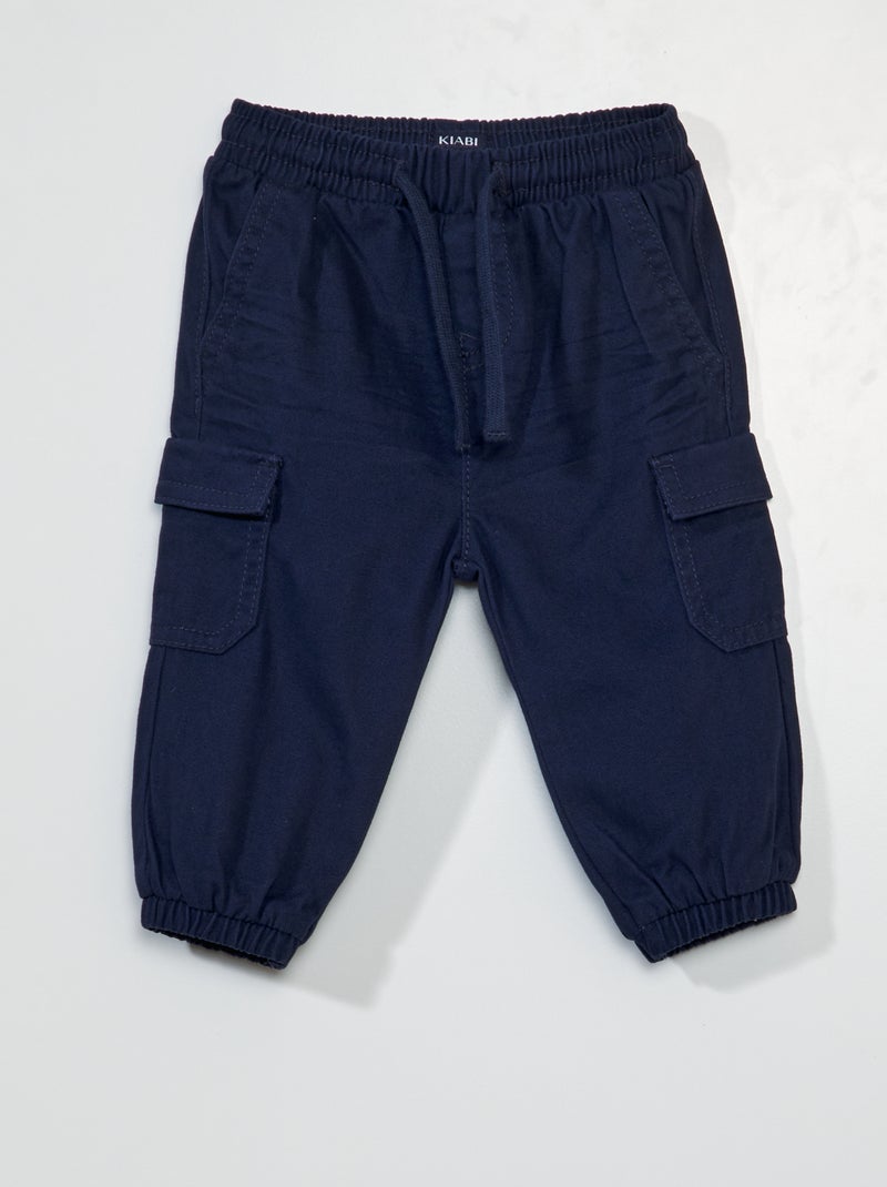 Pantaloni jogpant tinta unita NERO - Kiabi