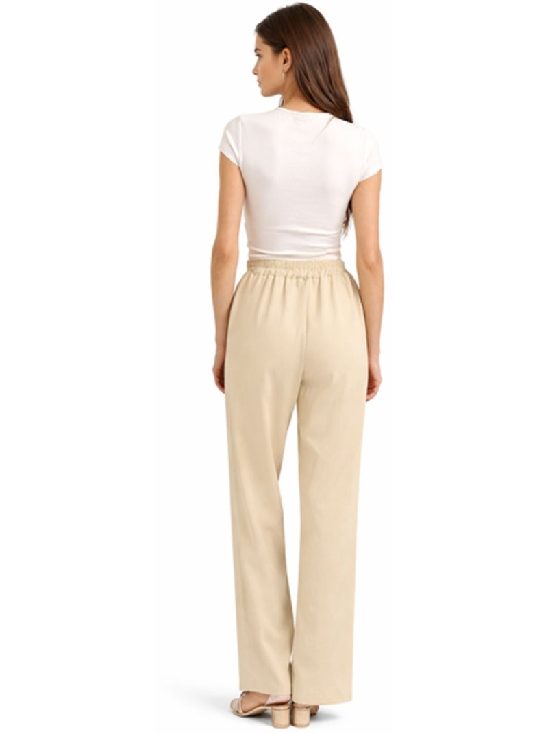 Pantaloni Kebello Beige - Kiabi