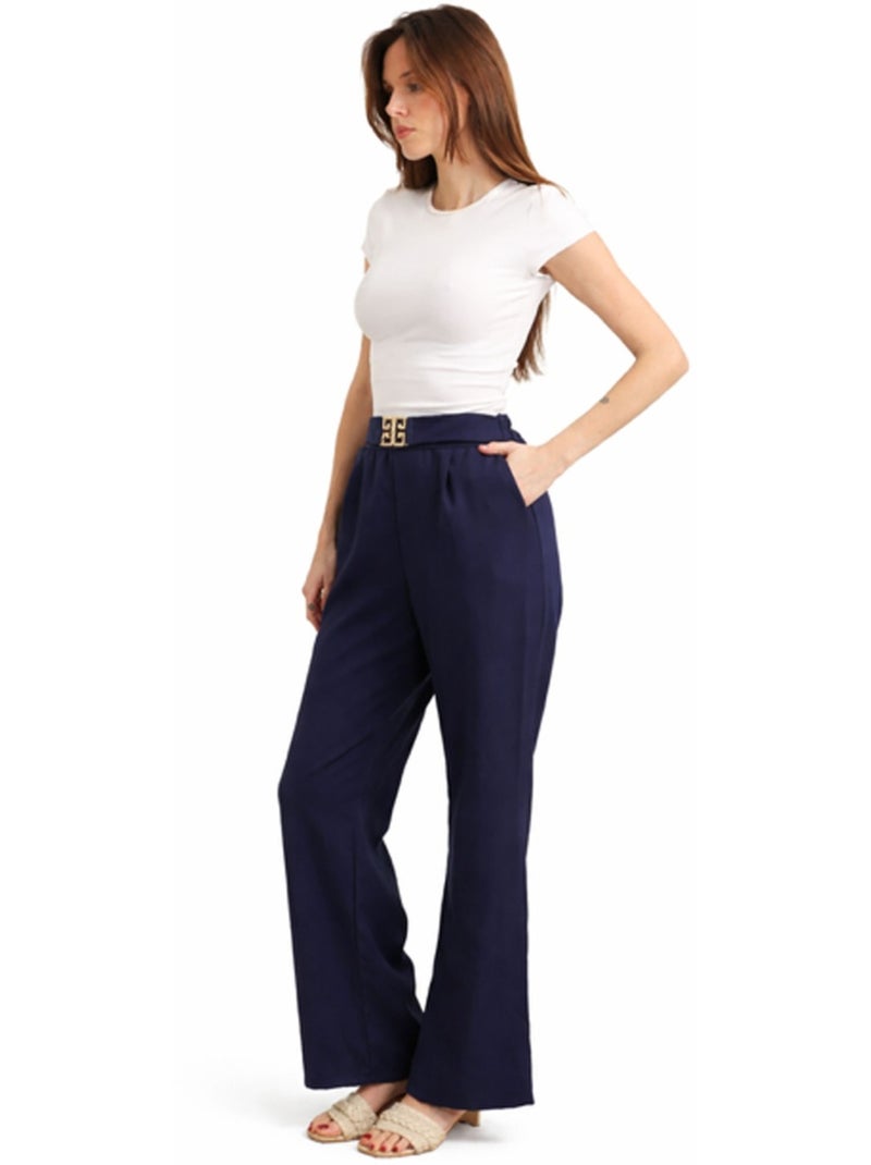Pantaloni Kebello Blu marino - Kiabi