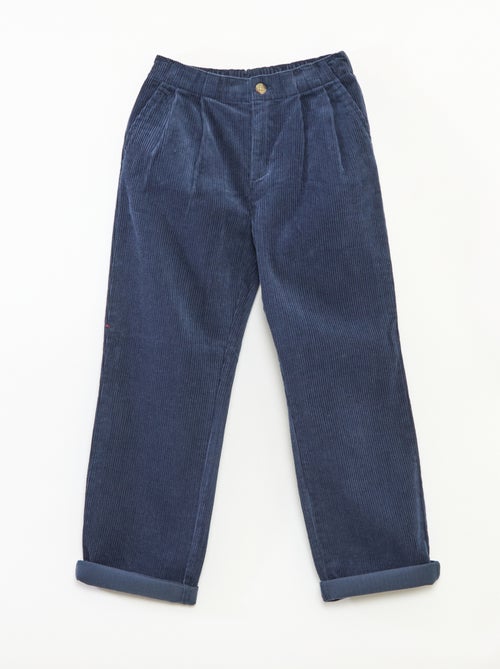 Pantaloni 'Kiabi & Catherine Painvin' in velluto di cotone tinta unita - Kiabi