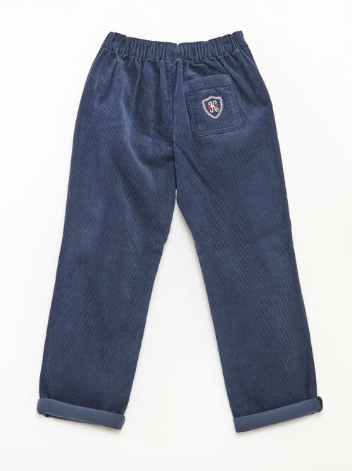 Pantaloni 'Kiabi & Catherine Painvin' in velluto di cotone tinta unita - Kiabi