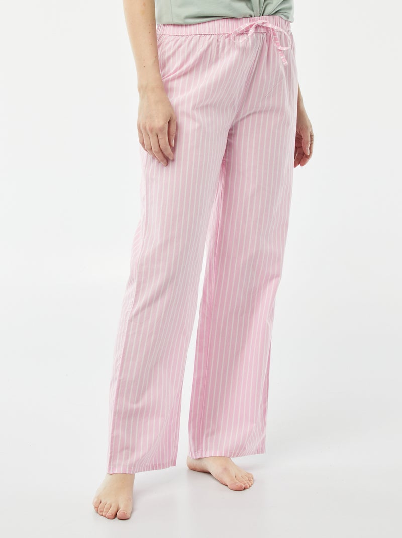 Pantaloni large pantaloni del pigiama - pigiama ROSA - Kiabi