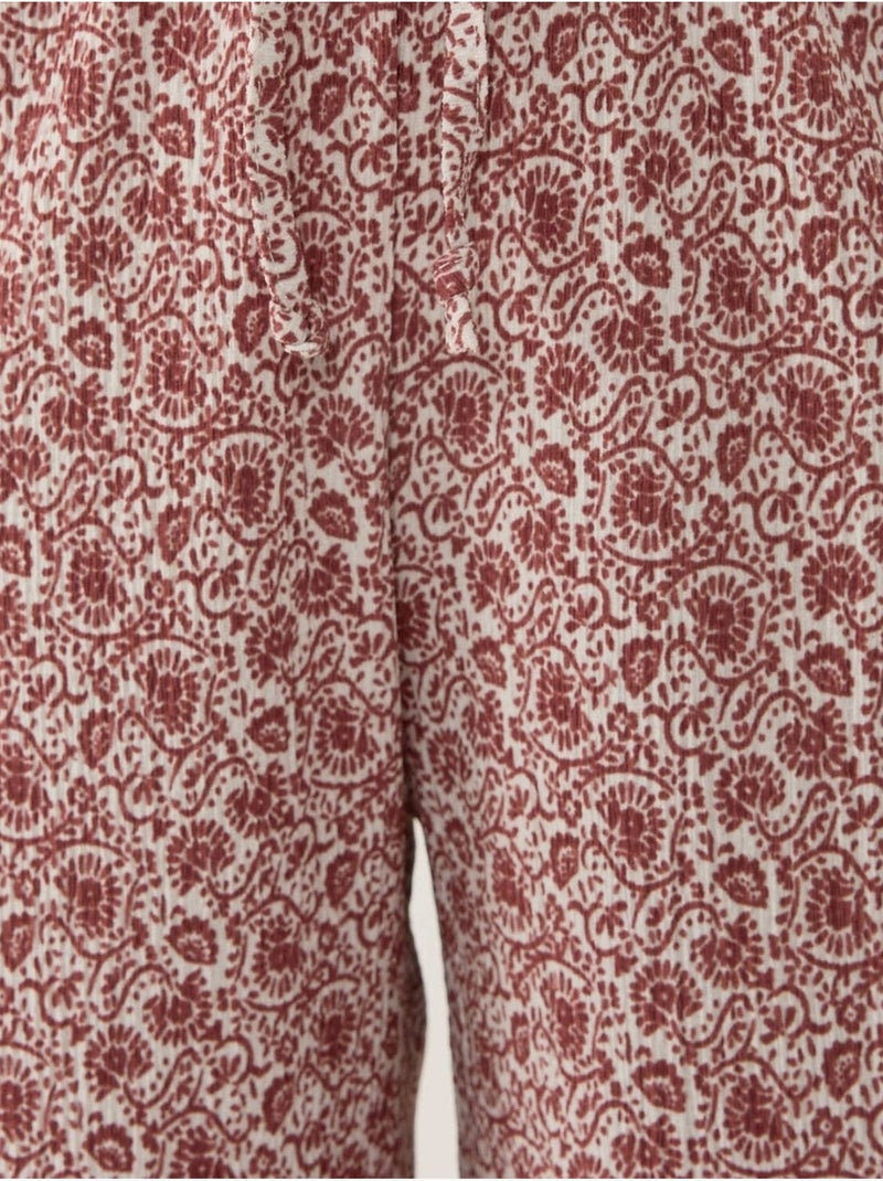 Pantaloni larghi a fantasia hiccup Rosa antico - Kiabi