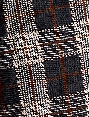 Pantaloni larghi a quadri - BLU - Kiabi - 18.00€