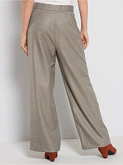 Pantaloni larghi a quadri - Kiabi