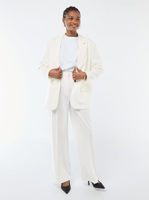 Pantaloni larghi a vita alta 5 tasche - Kiabi