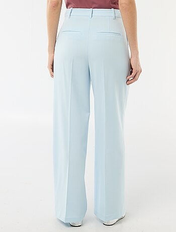 Pantaloni larghi a vita alta 5 tasche