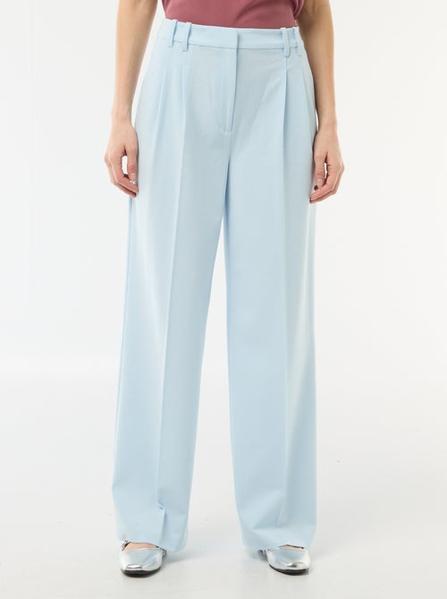 Pantaloni larghi a vita alta 5 tasche - Kiabi