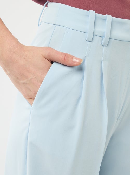 Pantaloni larghi a vita alta 5 tasche - Kiabi