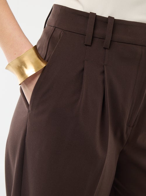 Pantaloni larghi a vita alta 5 tasche - Kiabi