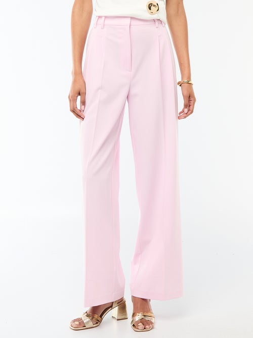 Pantaloni larghi a vita alta 5 tasche - Kiabi