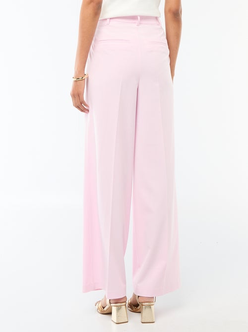 Pantaloni larghi a vita alta 5 tasche - Kiabi