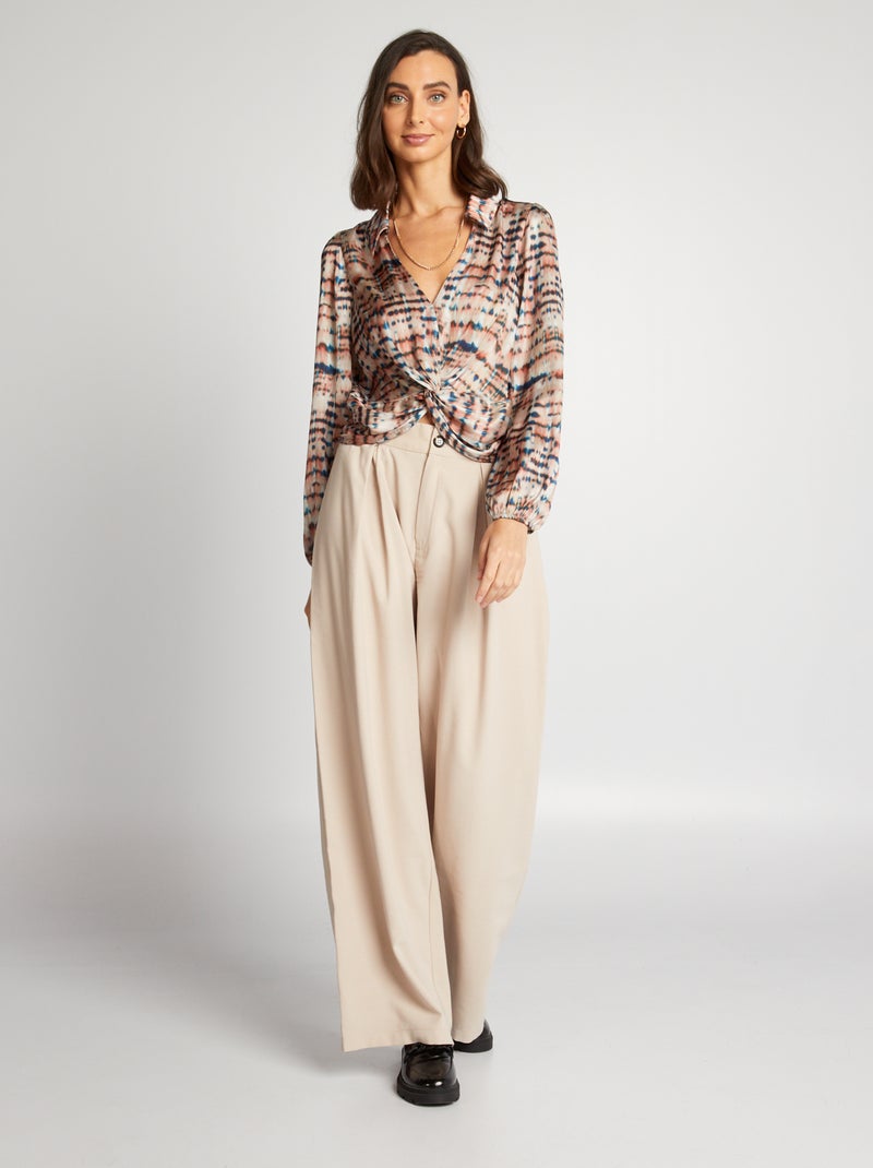 Pantaloni larghi BEIGE - Kiabi
