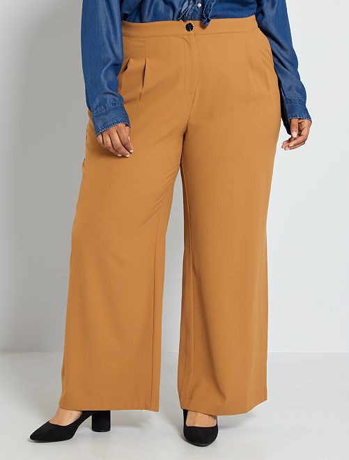 Pantaloni larghi - BEIGE - Kiabi - 20.00€