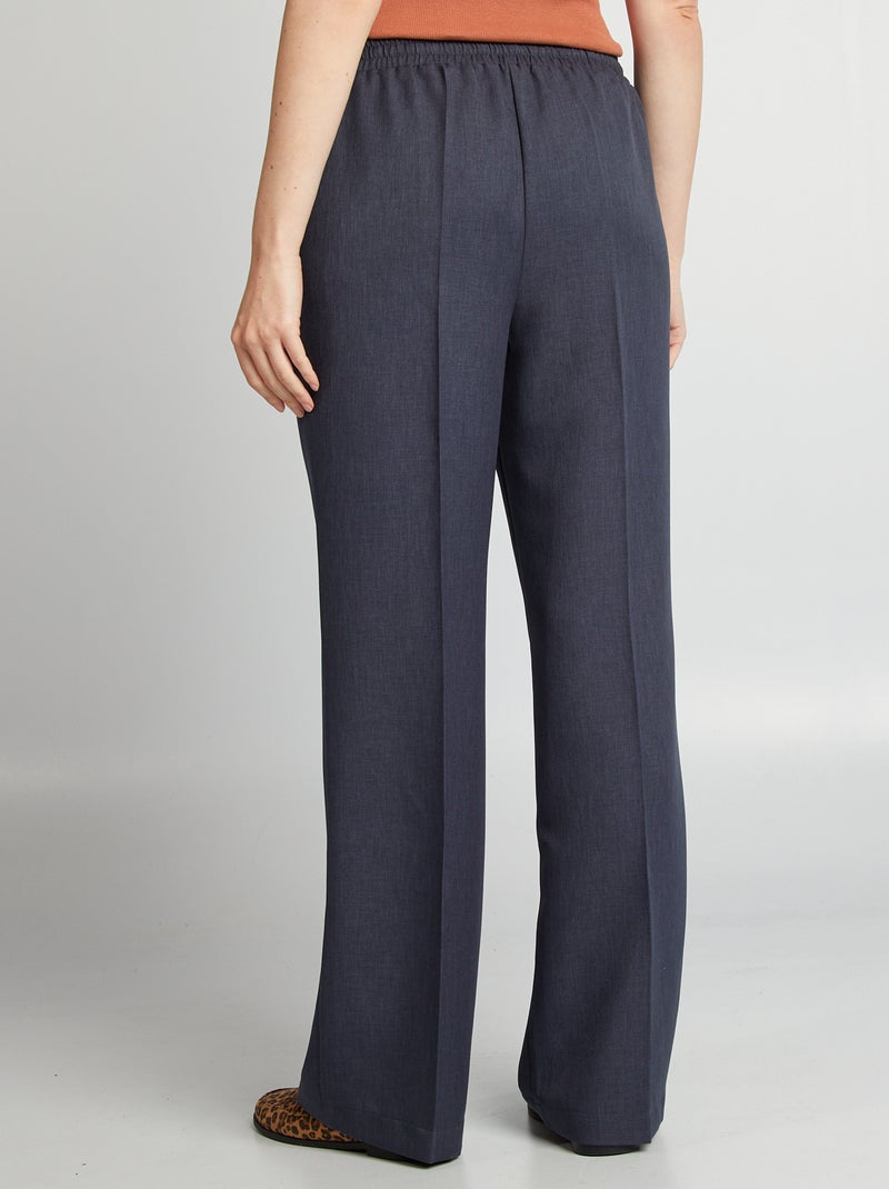 Pantaloni larghi chambray BLU - Kiabi