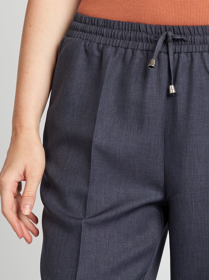 Pantaloni larghi chambray BLU - Kiabi