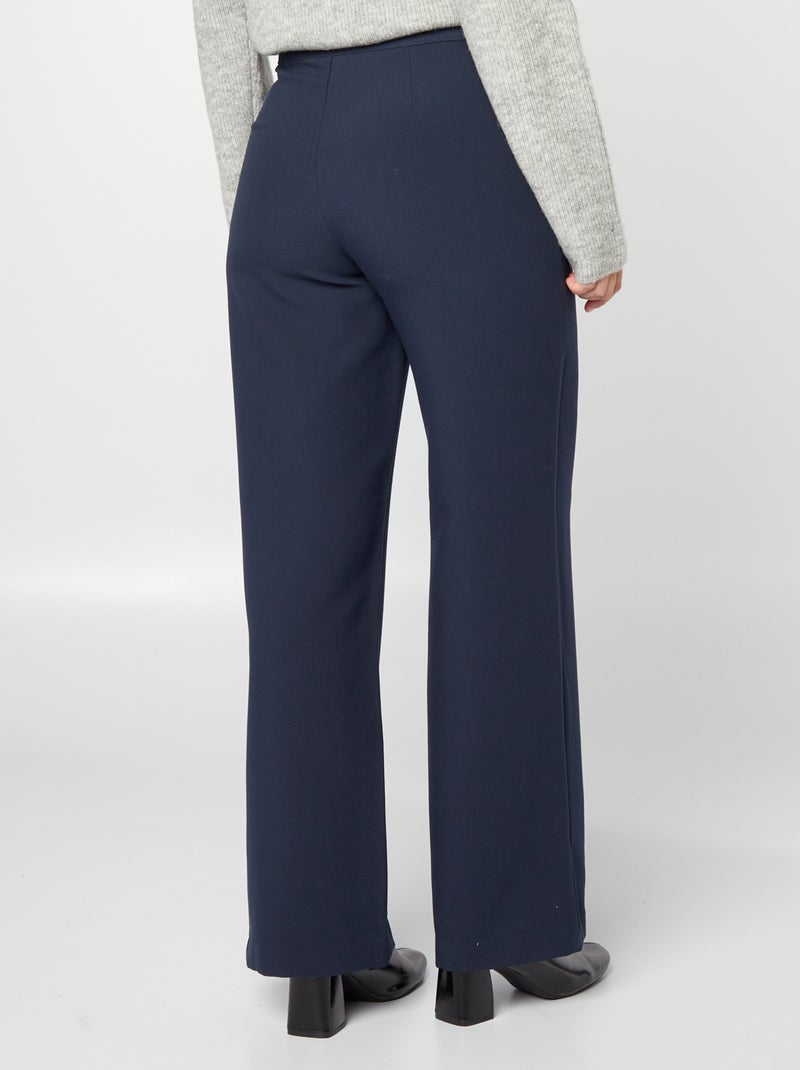 Pantaloni larghi con bottoni dorati BLU - Kiabi