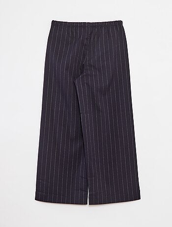 Pantaloni larghi con cintura elasticizzata e 2 tasche