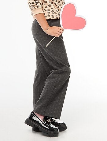 Pantaloni larghi con cintura elasticizzata e 2 tasche