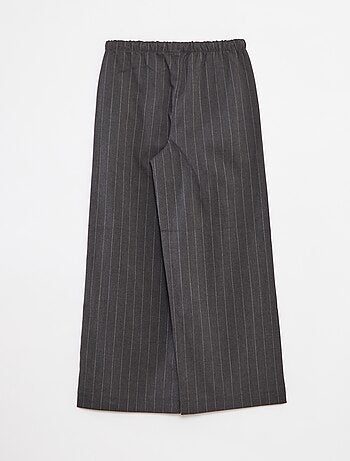 Pantaloni larghi con cintura elasticizzata e 2 tasche