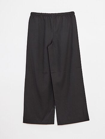 Pantaloni larghi con cintura elasticizzata e 2 tasche