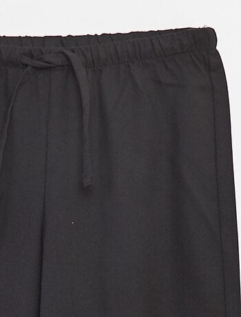 Pantaloni larghi con cintura elasticizzata e 2 tasche