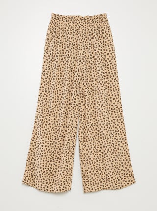 Pantaloni larghi con motivo