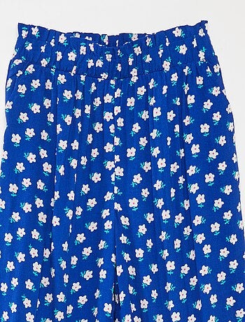 Pantaloni larghi con motivo
